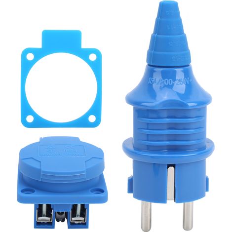 16a 220v Ac Wasserdichte Industriesteckdose Mit Europäischem Stecker