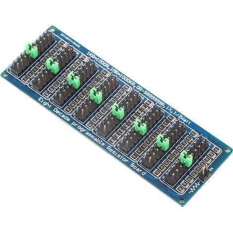 Programmierbarer Plattenwiderstand 0,1 Ω Bis 9999999 Ω, 8 Abschnitte, 0,1 Ω Genauigkeit, Elektronisches Bauteil