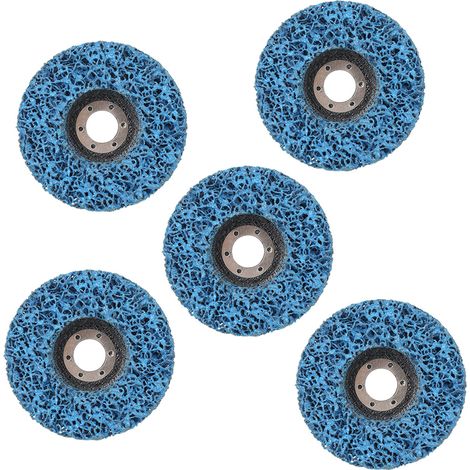 5 Poly-schleifscheiben Zum Entrosten, Schleifen Und Entlacken, Kompatibel Mit 125-mm-winkelschleifern