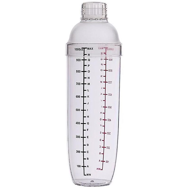 Doppelbecher-weinmixer, Transparent Blau, 350/500/700/1000 Ml