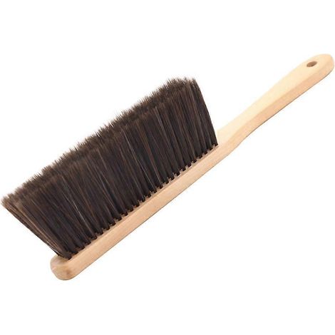 Reinigungsbürste Für Bett Und Sofa, Staubbürste Fürs Bett, Besen Mit Holzstiel – 36,00 X 7,00 X 3,50 Cm – Braun