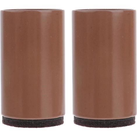 Set Mit 2 Rutschfesten Und Geräuschlosen Tischbeinerhöhungen, Stuhlbeinschonern, Möbelzubehör – 7,00 X 4,00 X 4,00 Cm – Braun