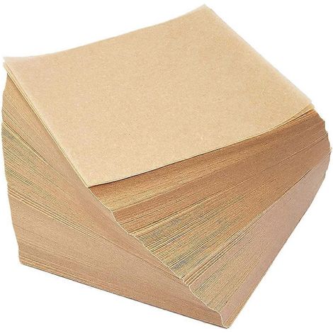 500 Blatt Antihaftbeschichtetes Backpapier Für Hamburger, Kekse Und Andere Backwaren. – 10,00 X 10,00 X 0,10 Cm – Wie Abgebildet