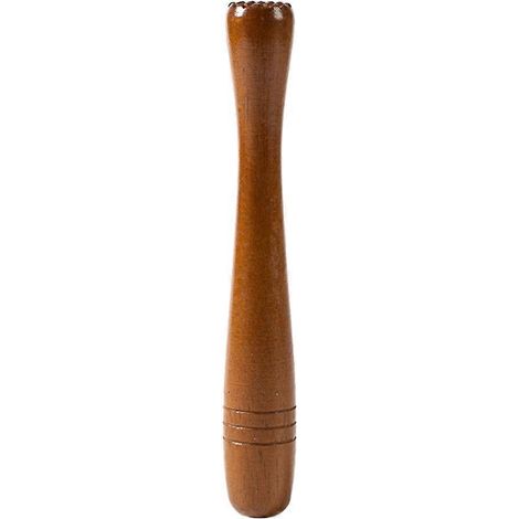 Eisstampfer, Mojitostampfer, Robuster Und Praktischer Cocktailrührer (braun) – 19,5 X 2,5 X 2,5 Cm – Braun