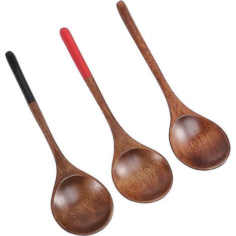 Set Mit 3 Umweltfreundlichen Holzlöffeln