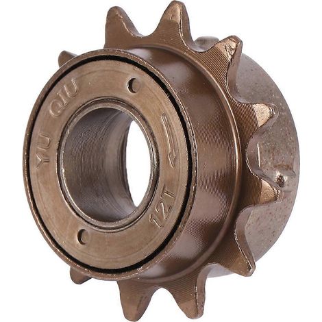 Stahlschwungrad, 34 Mm Innendurchmesser, 12 Zähne, Große Bohrung, Zubehör Für 12-zahn-freilauf (braun) – 5,30 X 5,30 X 2,65 Cm – Braun