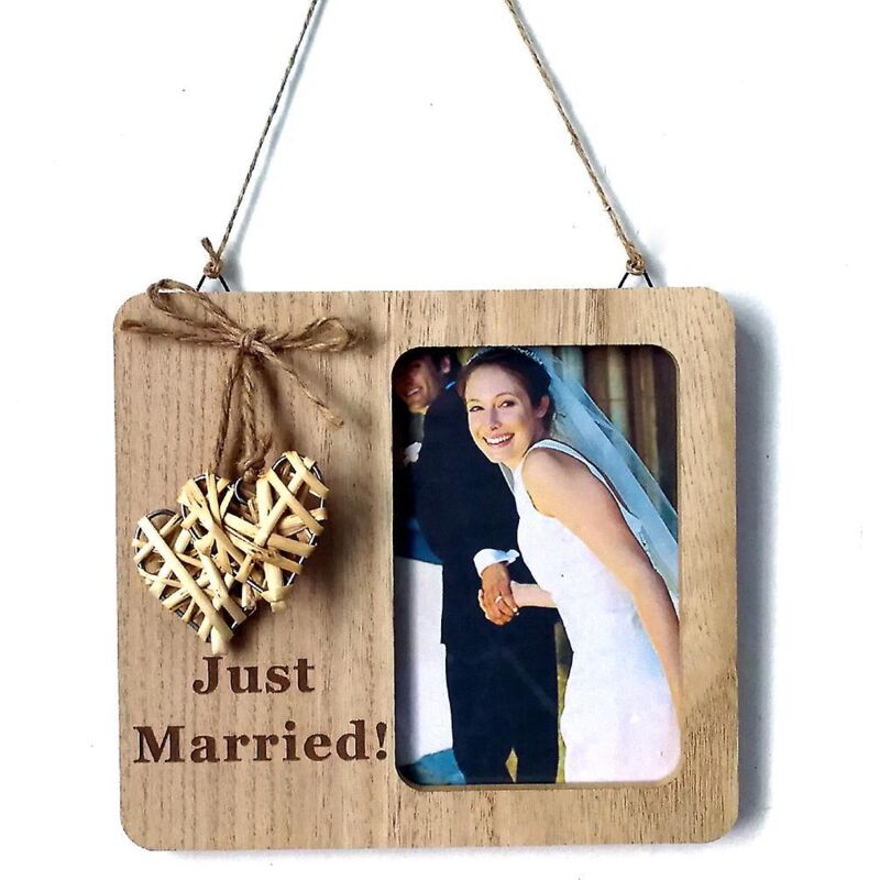 Set Aus Gewebten Retro-fotorahmen Im Europäischen Und Amerikanischen Stil Mit Dem Aufdruck „liebe“ Für Hochzeiten