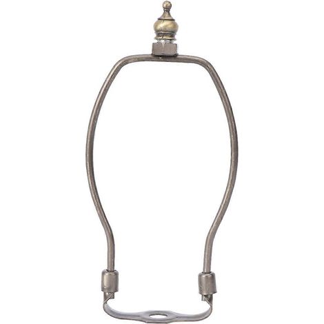 Hornförmiger Lampenhalter, 1 Stück, Für Lampenschirm (7 Zoll, Bronze) – 20,30 X 9,00 X 2,00 Cm