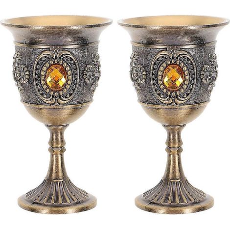 Set Aus 2 Multifunktionalen Weingläsern, Elegante, Dekorative Tumbler Im Europäischen Stil, Weinaccessoires – 7,5 X 4,5 Cm