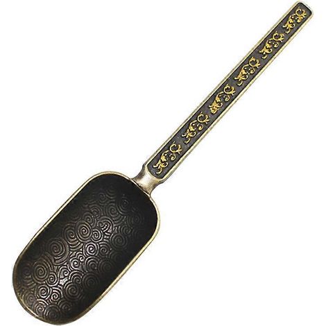 Teelöffel Im Retro-stil Aus Kupfer Und Zink, Messlöffel Für Kaffeebohnen, Teezubehör (antikbronze) – 16,00 X 2,80 X 1,00 Cm