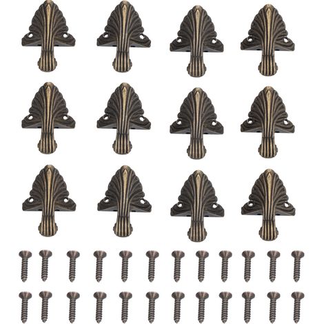 12 Robuste Möbelfüße Aus Einer Aluminiumlegierung, Elegantes Design Zum Schutz Der Ecken, Inklusive Schrauben