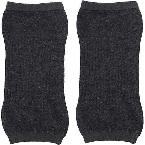 Kurze, Warme Kaschmir-knieschoner, Bequem Und Kuschelig Für Den Winter, Für Damen Und Senioren, Dunkelgrau. – 28,00 X 13,00 X 1,00 Cm