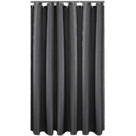 Wasserdichter Duschvorhang, Duschvorhang-einlage Für Badezimmer – 180 X 180 Cm – Dunkelgrau