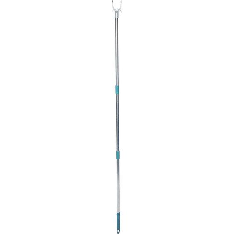 Kleiderstange Mit Haken, Verbindungshaken Für Kleiderstangen, Kleiderstange Für Balkon Oder Wohnung – 131,00 X 5,00 X 2,50 Cm – Dunkelgrün