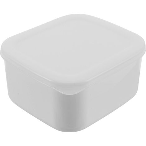 Butterdose, Käsedose, Vorratsdose Für Küche Und Kühlschrank – 13 X 11,5 X 6,5 Cm – Weiß