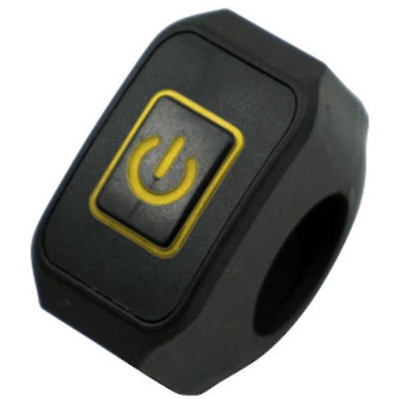 Motorrad-lenkerschalter Mit Led-beleuchtung, Momenttaster Für Elektroautos, 22 Mm, Gelb