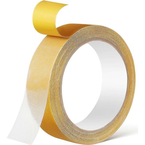Doppelseitiges Gitterklebeband, Hochfestes Doppelseitiges Klebeband, Teppichklebeband, Textilklebeband, Bastelklebeband, Montageklebeband – 1000,00 X 3,00 X 1,20 Cm