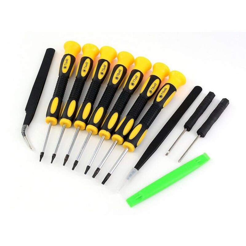 12-teiliges Schraubendreher-set Für Die Reparatur Von Elektronikgeräten: Kompatibel Mit Ipad, Macbook, Pc, Smartphones Und Tablets.