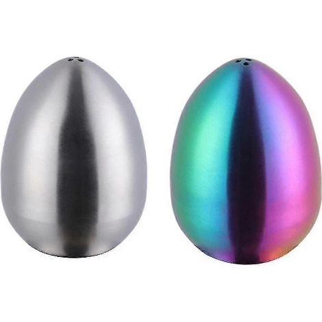 Gewürzdose Aus Edelstahl Für Eier, Salz- Und Pfefferstreuer Mit Drei Löchern – 26-farbige True Color Magic Color