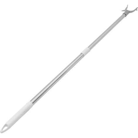 Lange Kleiderstange Mit Haken, Kleiderschrankstange Aus Edelstahl – 94,00 X 6,00 X 2,00 Cm