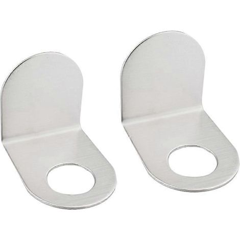 Set Aus 2 Wandhalterungen Aus Edelstahl Für Handdesinfektionsmittel Und Shampoo, Geeignet Für Küche Und Bad (großes + Kleines Loch) – 5,3557 Cm