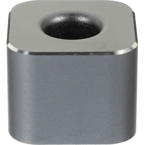 Würfelförmiger Stiftehalter Aus Metall, Ideal Für Zuhause, Büro Oder Schule. – 3,8 X 3,8 X 3 Cm – Grau