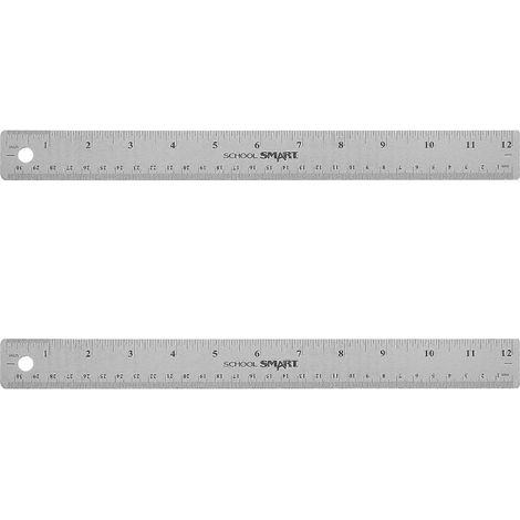 Set Mit 2 Professionellen Linealen Mit Korkrückseite, Ingenieurlineale, Bürobedarf – 30,00 X 3,50 X 0,50 Cm