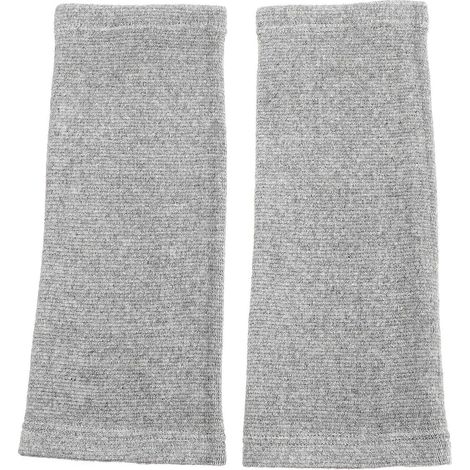 Set Mit 2 Beheizbaren Kniepolstern, Bandagen, Kissen Und Stützmanschetten Für Knie – 30 X 14 Cm – Grau