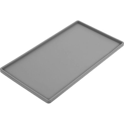 Rutschfeste Silikon-ablage Für Kaffeetassen, Ideal Für Zuhause Oder Büro. – 25,40 X 13,90 X 0,62 Cm – Grau