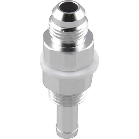 6an-außengewinde-bördelverschraubung Auf 5/16-zoll-schlauchanschluss Für Kraftstofftank Und Kraftstoffbatterie (silber) – 5,76 X 0,8 Cm – Silber