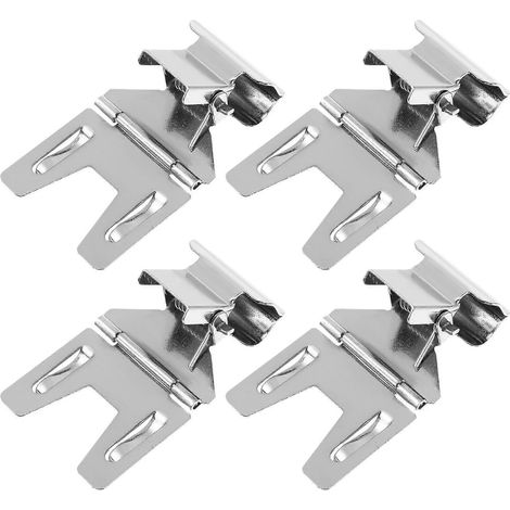 Set Mit 4 Metall-etikettenclips Für Preisauszeichnungen Von Gebäck – 5,00 X 3,00 X 1,50 Cm