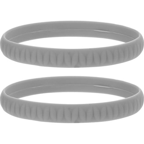Set Mit 2 Patellarsehnen-stützbandagen Für Basketball Und Knieunterstützung – 7,20 X 7,20 X 1,00 Cm – Grau