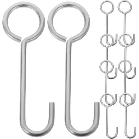 Set Mit 20 Edelstahl-abflusshaken, Hebe- Und Entnahmewerkzeug Für Bodenabläufe – 8,00 X 2,50 X 0,30 Cm