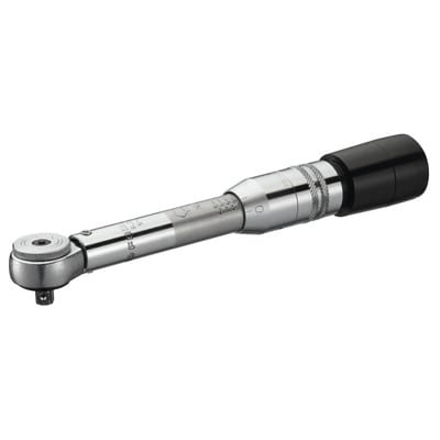 Facom Drehmomentschlüssel mit nicht abnehmbarer Knarre bei geringen Drehmomenten auslösend Abtrieb Außenvierkant 6,3 mm (1/4") 1 - 5 Nm