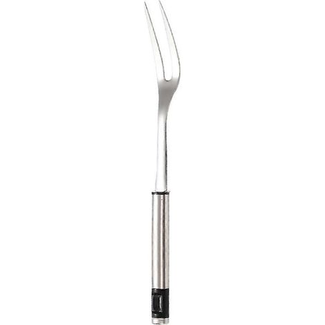Grillgabel Aus Edelstahl, Bratgabel, Grillbesteck Für Den Außenbereich – 29,5 X 3 Cm