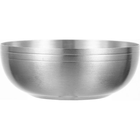 Multifunktionale Edelstahlschüssel Für Suppen Und Instantnudeln – 8,5 X 8,5 X 3 Cm – Silber