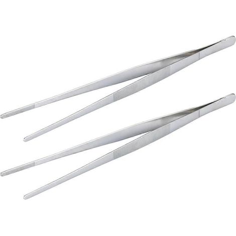 Set Mit 2 Grillzangen (30 Cm), Multifunktionale Brotzangen Zum Servieren Von Steaks Und Anderen Speisen, Ideal Für Grillabende, Buffets Und Partys. – 301,5 Cm