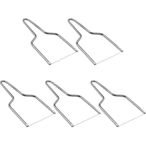 5-teiliges Edelstahl-set: Käsehobel, Butterschneidebrett, Multifunktionaler Käseschneider, Küchenutensilien Zum Backen (silber) - M-silber