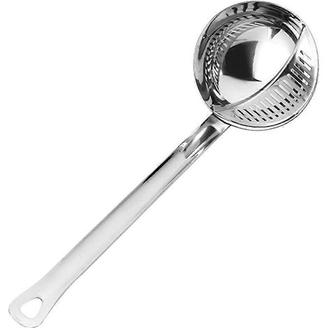 Fettlöffel Mit Edelstahlgriff, Suppenlöffel, Öllöffel – 27,2 X 7,8 X 5 Cm – Silber