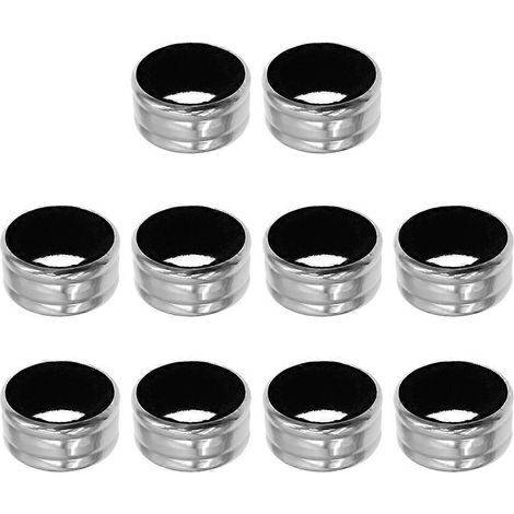 Set Mit 10 Tropffreien Edelstahlringen Für Rotweinflaschen, Auslaufsicher Und Kleckerfrei, Weinbar-zubehör – 4,00 X 4,00 X 2,00 Cm