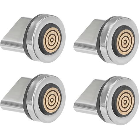 Set Mit 4 Drehbaren Magnetischen Usb-c-adaptern Mit Anschlüssen Für Usb-kabel – 1,00 X 1,00 X 1,00 Cm