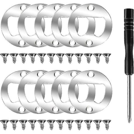 1 Zubehörset Zur Herstellung Eines Flaschenöffners (mit Schraube) – 4 X 4 Cm