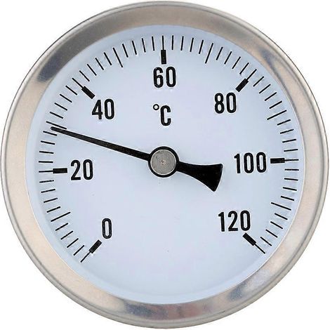 63-mm-metallthermometer, Wasserdichtes Rohrthermometer, Für Chemische Und Industrielle Anwendungen