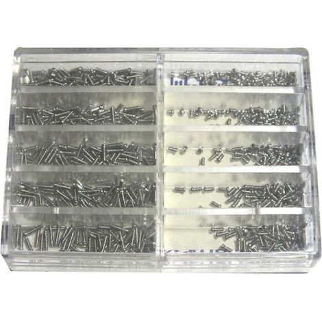 670 Professionelle Edelstahl-uhrenschrauben, Reparaturwerkzeuge Erhältlich In 10 Verschiedenen Größen (von 1,6 Mm Bis 6,0 Mm).