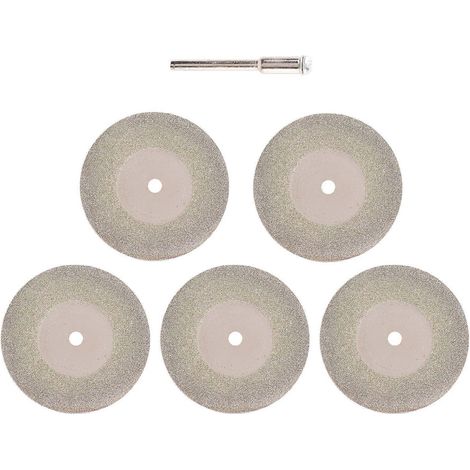Set Mit 5 Mini-trennscheiben (40 Mm) Für Rotationszubehör, Diamantschleifscheiben, Rotationswerkzeuge, Kreisförmige Diamantschleifscheiben