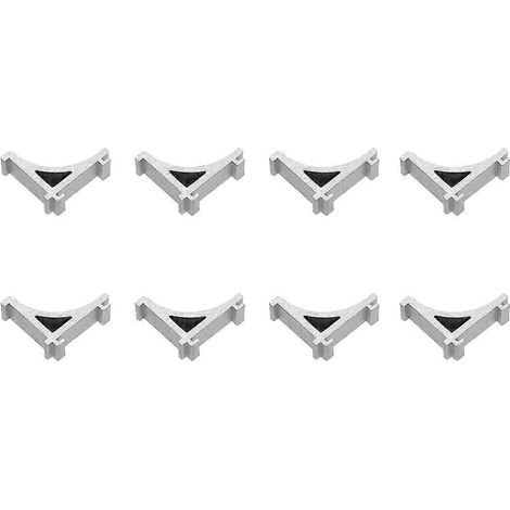 Gefrierschrank-regalhalterungen, Kühlschrank-haltehaken, Kühlschrank-regalwinkel (aluminium, Größe 5) – 2,7 X 2,2 Cm