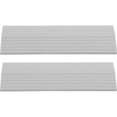 Schwellenrampen Für Türen, Zugangsrampen Für Gartenhäuser, Rampen Für Bodenstaubsauger – 17,10 X 5,10 X 1,30 Cm – Grau