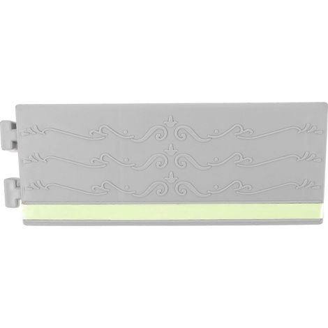 Kunststoff-einstiegsrampe Für Saugroboter, Geneigte Einstiegsrampe – 26,50 X 10,00 X 3,00 Cm – Grau