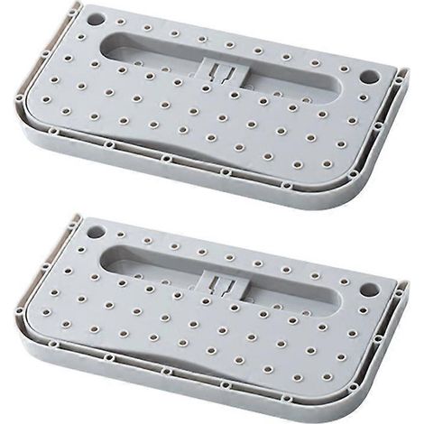Set Mit 2 Einfachen, Selbstklebenden, Faltbaren Schuhregalen Zum Aufbewahren Von Schuhen Und Hausschuhen Zu Hause (grau) – 28,00 X 14,00 X 2,00 Cm