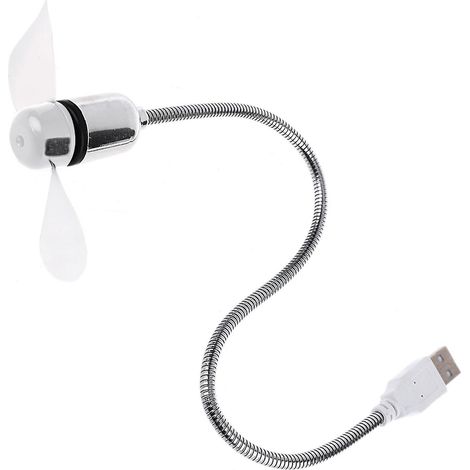 Flexibler Usb-lüfter Mit Kühlsystem Für Laptops Und Desktop-computer, Usb-ladegerät Im Lieferumfang Enthalten.